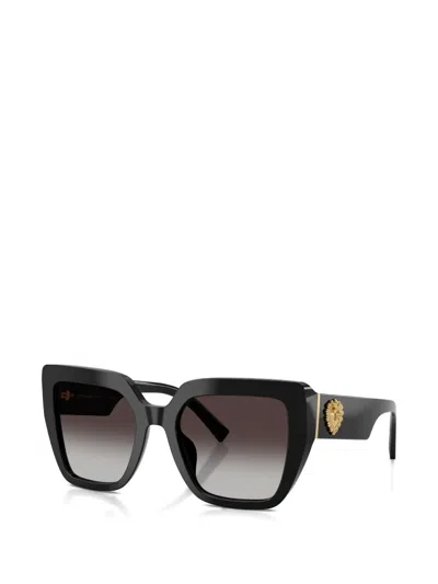 Dolce & Gabbana Square-frame Oversized Sunglasses In Black