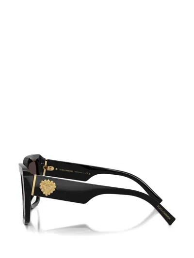 Dolce & Gabbana Square-frame Oversized Sunglasses In Black