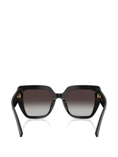 Dolce & Gabbana Square-frame Oversized Sunglasses In Black