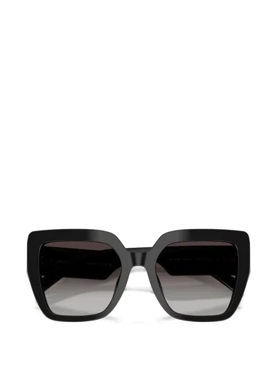 Dolce & Gabbana Square-frame Oversized Sunglasses In Black