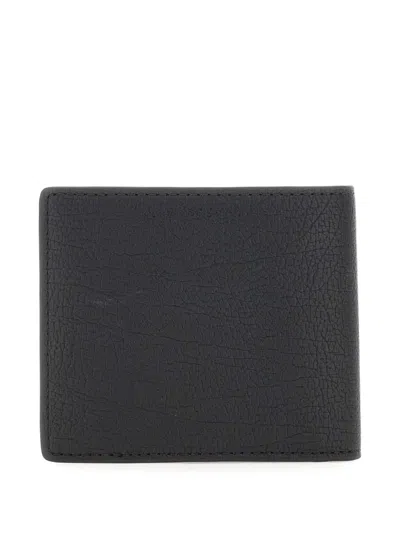 Hugo Boss Lewys Hammered-effect Wallet In Black