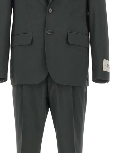 Corneliani Single-breasted Peak-lapel Suit In Green