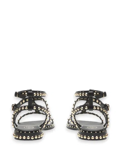 Ash Stud-embellished Sandals In Black