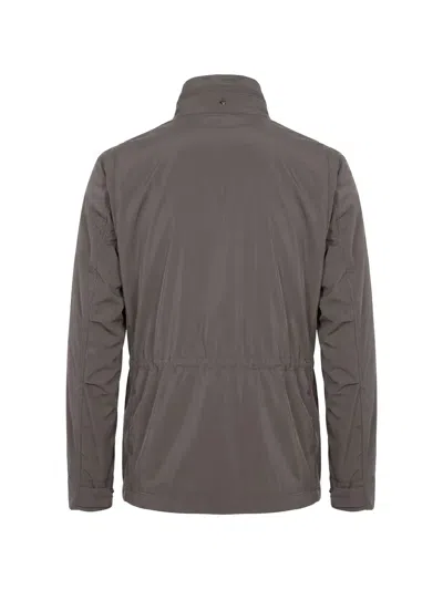 Montecore Drawstring-waist Field Jacket In Gray
