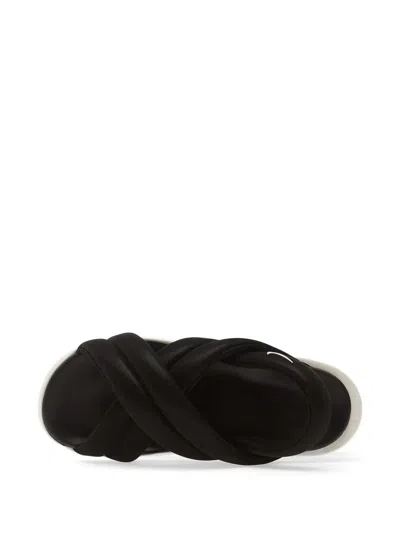 Nike Air Max Isla Crossover Sandals In Black