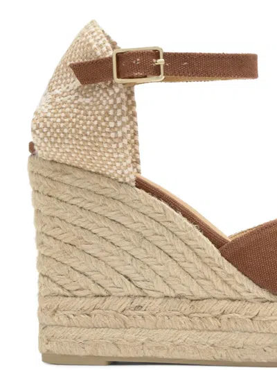 Castañer Bianca Wedge Espadrilles In Brown