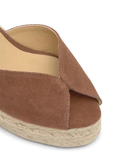 Castañer Bianca Wedge Espadrilles In Brown