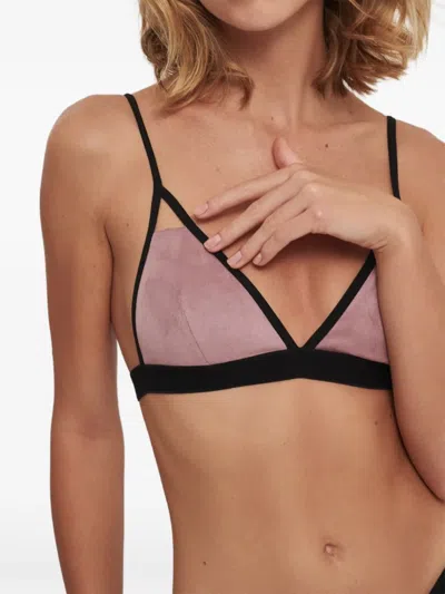 Undress Code Be Unique Triangle-cup Bra In Pink