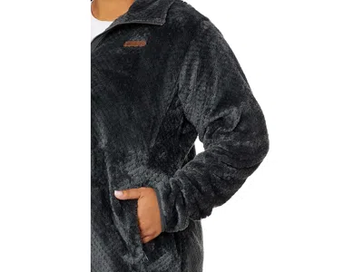 Columbia Plus Size Fire Side Ii Sherpa Full Zip In Black