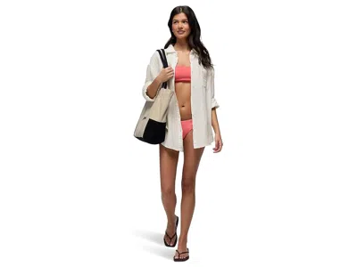 Prana Hideaways Button Down Top In White