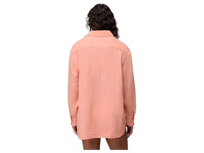 Prana Hideaways Button Down Top In Pink