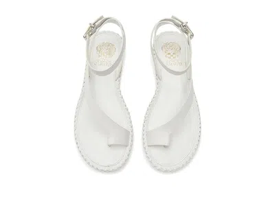 Vince Camuto Libahs Ankle Strap Toe Loop Flat Sandals In Multi