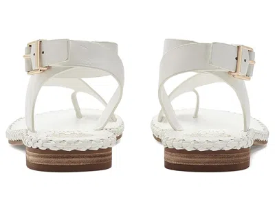 Vince Camuto Libahs Ankle Strap Toe Loop Flat Sandals In Multi