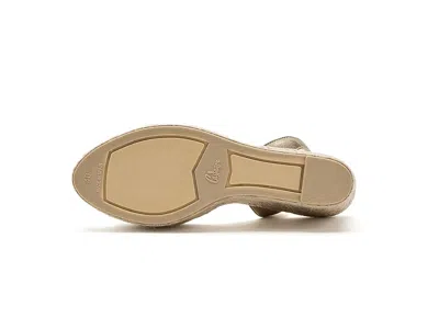 Castaã±er Ankle Strap Wedge Espadrilles In Gold