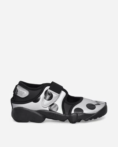 Nike Rift Split Toe Sandals Polka Dot Silhouette In White