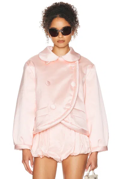 Helsa Sateen Puff Jacket In Multi