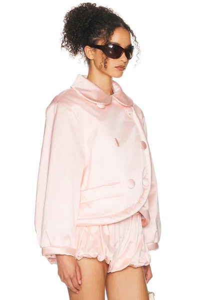 Helsa Sateen Puff Jacket In Multi