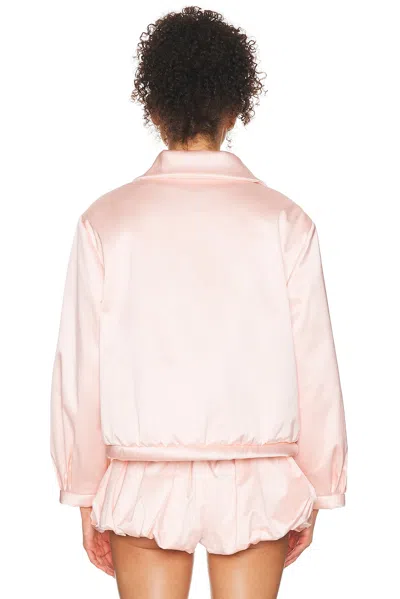 Helsa Sateen Puff Jacket In Multi