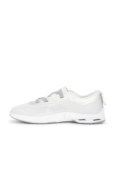 On Gray Cloudnova Mo Sneakers In White