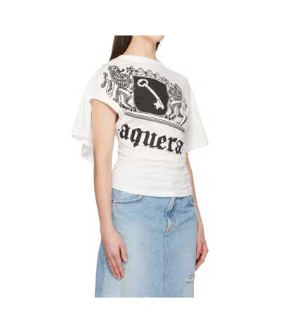 Vaquera Twisted-effect T-shirt In White
