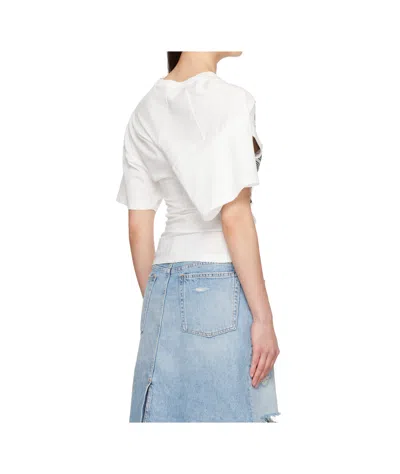 Vaquera Twisted-effect T-shirt In White