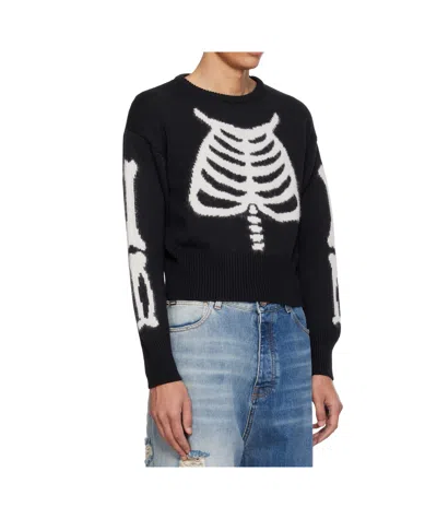 Vaquera Skeleton Sweater In Black