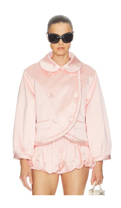 Helsa Sateen Puff Jacket In Multi