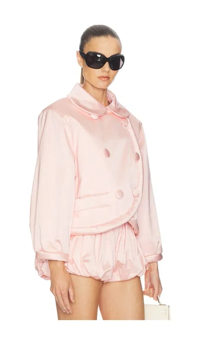 Helsa Sateen Puff Jacket In Multi