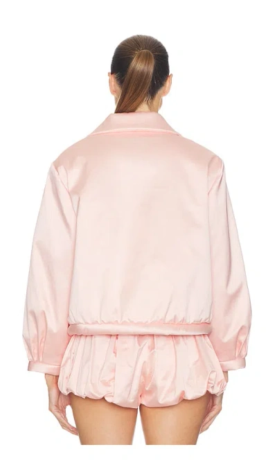 Helsa Sateen Puff Jacket In Multi