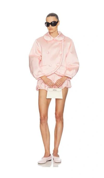 Helsa Sateen Puff Jacket In Multi