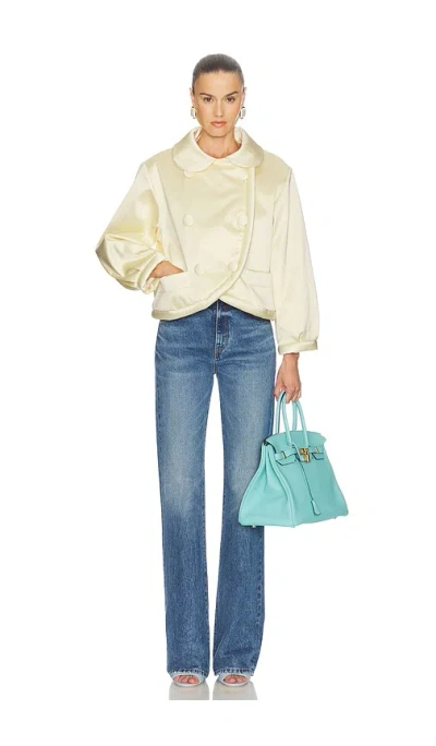 Helsa Sateen Puff Jacket In Multi