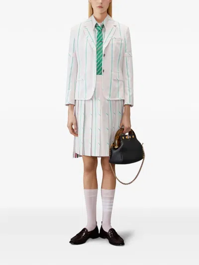 Thom Browne Striped Jacket In Multi