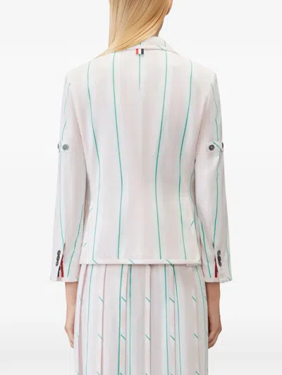 Thom Browne Striped Jacket In Multi