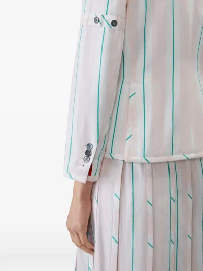 Thom Browne Striped Jacket In Multi