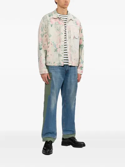 Junya Watanabe Striped T-shirt In Multi