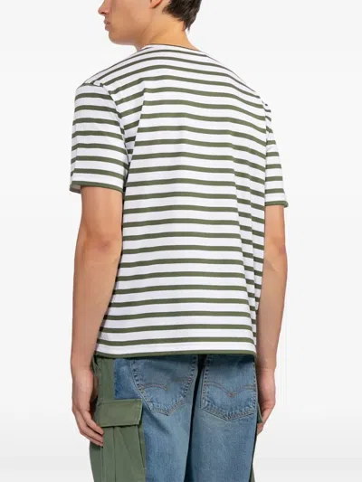 Junya Watanabe Striped T-shirt In Multi