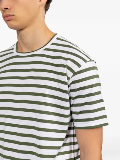 Junya Watanabe Striped T-shirt In Multi