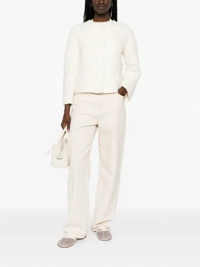 Max Mara Long-sleeved Jacket In Neutral