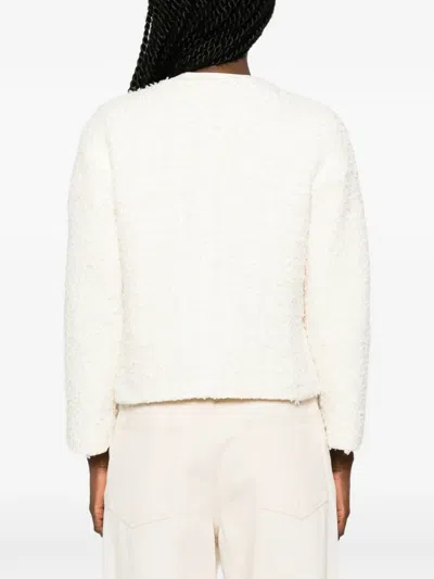 Max Mara Long-sleeved Jacket In Neutral