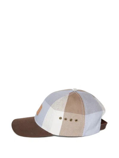 Woolrich Patterned Baseball Cap In Multi