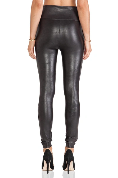 Shop Spanx Faux Leather Leggings In Black