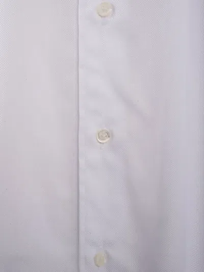 Corneliani Textured Long-sleeve Shirt In Multi