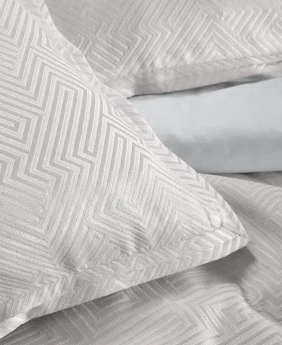 Hotel Collection Labyrinth Solid 3-pc. Comforter Set, King, Macy's Exclusive In White
