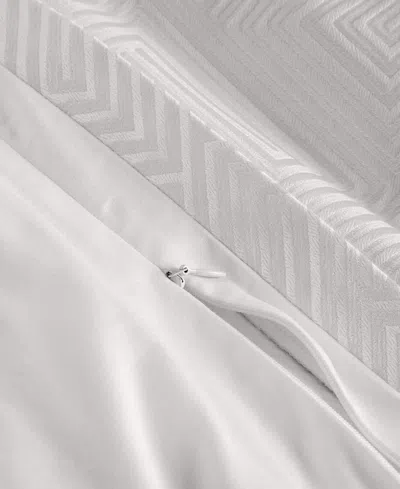 Hotel Collection Labyrinth Solid 3-pc. Comforter Set, King, Macy's Exclusive In White