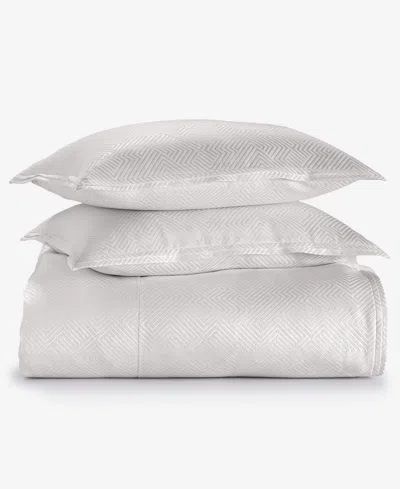 Hotel Collection Labyrinth Solid 3-pc. Comforter Set, King, Macy's Exclusive In White