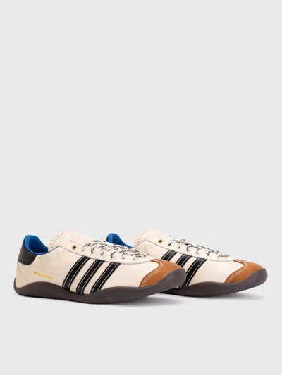 Adidas Originals Adidas By Wales Bonner Luxury Leather Sneakers For Men In Neutral
