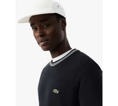 Lacoste Logo-patch T-shirt In Black