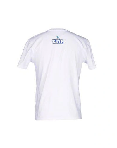Shop Sjyp T-shirt In White