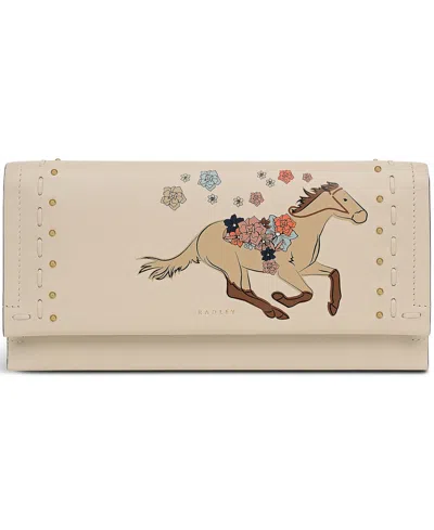 Radley London Radley Kentucky Derby Spring 2026 Large Flapover Wallet In Pink