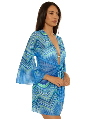 Becca Sunrise Cover-up Tunic In Blue